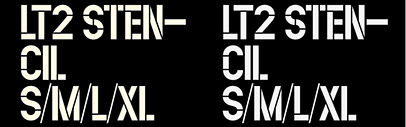 Matt Willey released LT2 Stencil. It will be available throughout March with 100% of profits going to the UN High Commissioner for Refugees Ukraine Emergency.