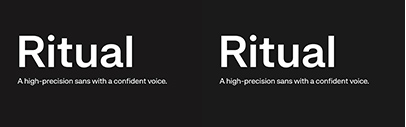 Revolver Type Foundry released Ritual designed by Lukas Schneider.