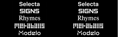 Maxitype’s new website is online. (Actually‚ it appears the new website was launched three months ago.) Selecta‚ Signs‚ Rymes‚ Metaballs‚ and Modelo are available.