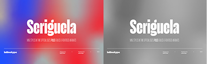Latinotype released Seriguela designed by Sofia Mohr.