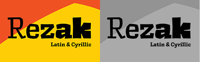 Type Together released Rezak designed by Anya Danilov.