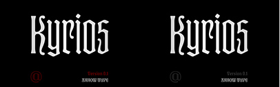 Kyrios designed by Arrow Type was added to Future Fonts.