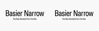 Atipo Foundry released Basier Narrow.
