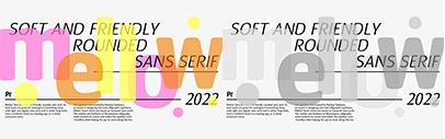 Paratype released Mellow Sans.