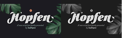 Sudtipos released Hopfen designed by Alejandro Paul.