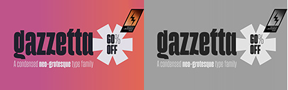 TipoType released Gazzetta designed by Edwin Moreira.
