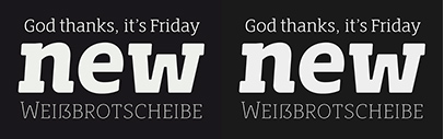 Fontador released Whiteblack.