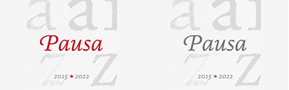 Fabio Haag Type released Pausa.