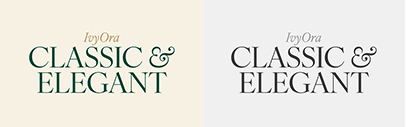 The Ivy Foundry released IvyOra. Jan Maack drew inspiration from the same Dutch typeface as William Caslon.
