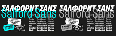 Manchester Type released Salford Sans and Salford Sans Arabic.