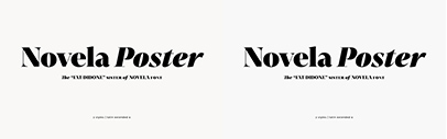 Atipo Foundry released Novela Poster.