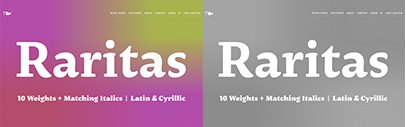 Capitalics Warsaw Type Foundry released Raritas.
