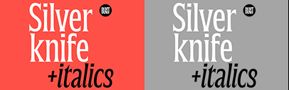 Silverknife has crossed the finish line and graduated from Future Fonts.