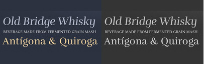 Rufina a serif face family by TipoType (Pay What You Want). The regular weight is for free with a tweet or FB.