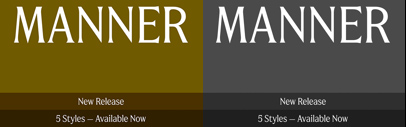 Colophon Foundry released Manner.