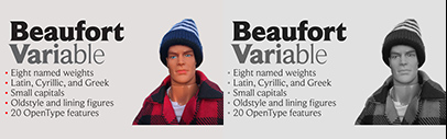 Shinntype released Beaufort VF.