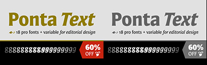 Outras Fontes released Ponta Text.