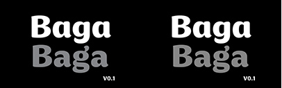 Baga by Joana Correia was added to Future Fonts.