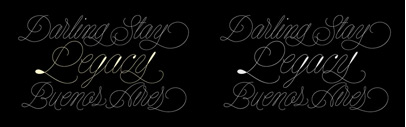 String‚ a monoline spencerian script‚ by Lián Types. Introductory offer 20% off till Nov 12.