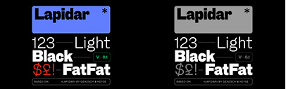 Lapidar by Henning Skibbe was added to Future Fonts.