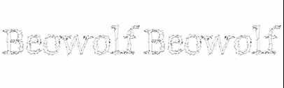 LettError released LTR Beowolf.
