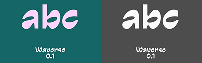 Waverse by Typeji was added to Future Fonts.
