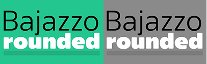 Schriftlabor released Bajazzo Rounded designed by Lisa Schultz.
