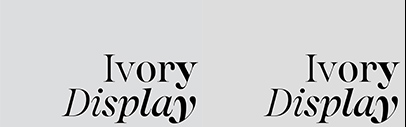 Lineto released LL Ivory‚ LL Ivory Mono‚ and LL Ivory Display.