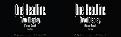 Enfilade by James Hultquist-Todd was added to Future Fonts.