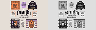 Fort Foundry released Kensington designed by Jen Hood.