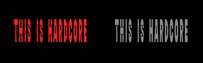 Public Type released Hardcore designed by Shiva Nallaperumal.