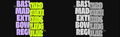 Ghimli Sans and Ghimli Antique by Artem Rulev were added to Future Fonts.