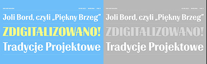 Capitalics Warsaw Type Foundry released BAR SADY.