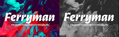 Floodfonts released Ferryman.