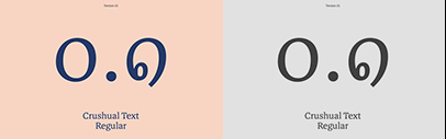 Crushual Text by BOOM Promphans was added to Future Fonts.
