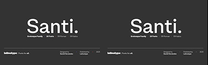 Latinotype released Santi.