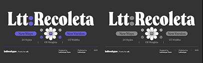 Latinotype released Ltt Recoleta‚ a new version of Recoleta.
