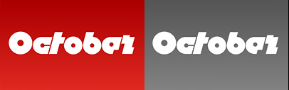 October’s font of Font of the Month Club is Megazoid Italic.