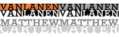 Hamilton Wood Type Foundry released HWT Van Lanen‚ by Matthew Carter.
