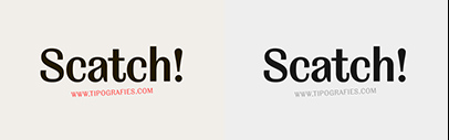Tipografies released Scatch.