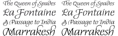 Daphne Script‚ a new face by TypeManufactur.