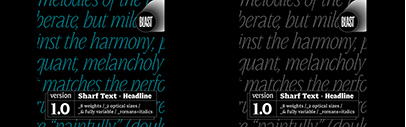 Sharf has crossed the finish line and graduated from Future Fonts.