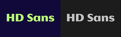 BastardaType released HD Sans designed by Mathew Prada.