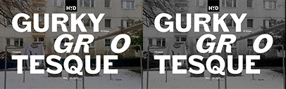 HvD Fonts released Gurky Grotesque.