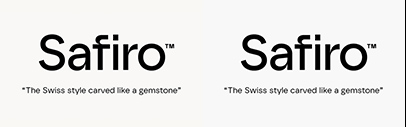 Atipo Foundry released Safiro.