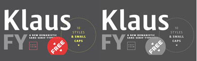 FONTYOU released Klaus FY and Serafine FY.