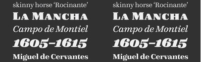 FF Quixo‚ a tool-based typeface family‚ based on the contrast of the pointed pen by Frank Grießhammer. New weights added to FF Profile family too.