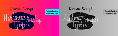 Razom Script by Ján Filípek; a script face that consists of three styles. Razom Script family is 50% off till December 21.