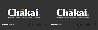 Latinotype released Chakai.