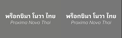 Mark Simonson Studio released Proxima Nova Thai.